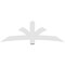 Ekena Millwork Davenport Architectural Grade PVC Gable Bracket, 84"W x 28"H x 2"D x 6"F, 8/12 Pitch GBP084X28X0206DAV00 - alternate 5